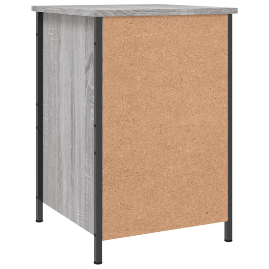 Nachtkastjes 2 st 40x42x60 cm bewerkt hout grijs sonoma eiken MeubelReus