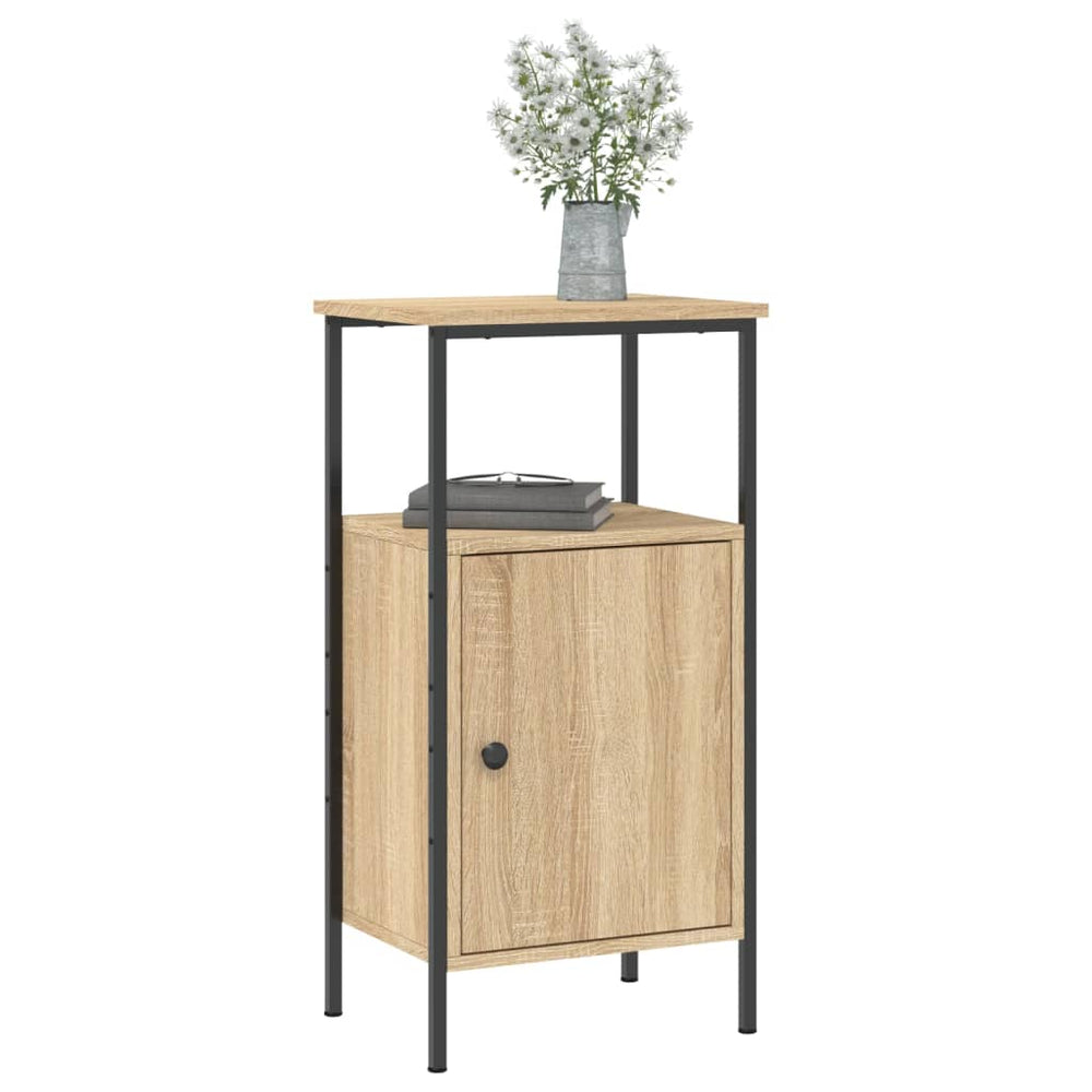Nachtkastjes 2 st 41x31x80 cm sonoma eikenkleurig MeubelReus