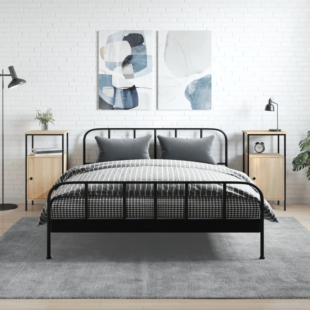 Nachtkastjes 2 st 41x31x80 cm sonoma eikenkleurig MeubelReus