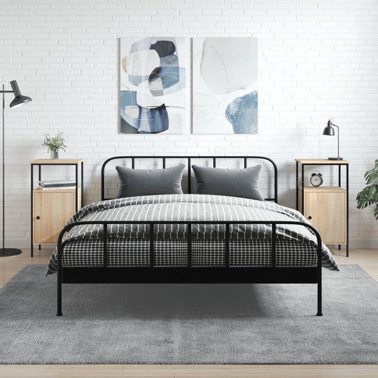 Nachtkastjes 2 st 41x31x80 cm sonoma eikenkleurig MeubelReus