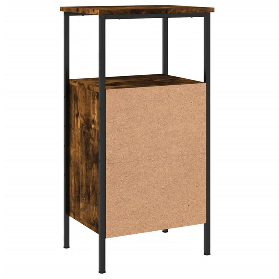 Nachtkastjes 2 st 41x31x80 cm bewerkt hout gerookt eikenkleurig MeubelReus