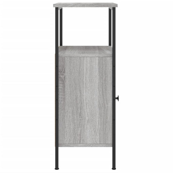 Nachtkastjes 2 st 41x31x80 cm bewerkt hout grijs sonoma eiken MeubelReus