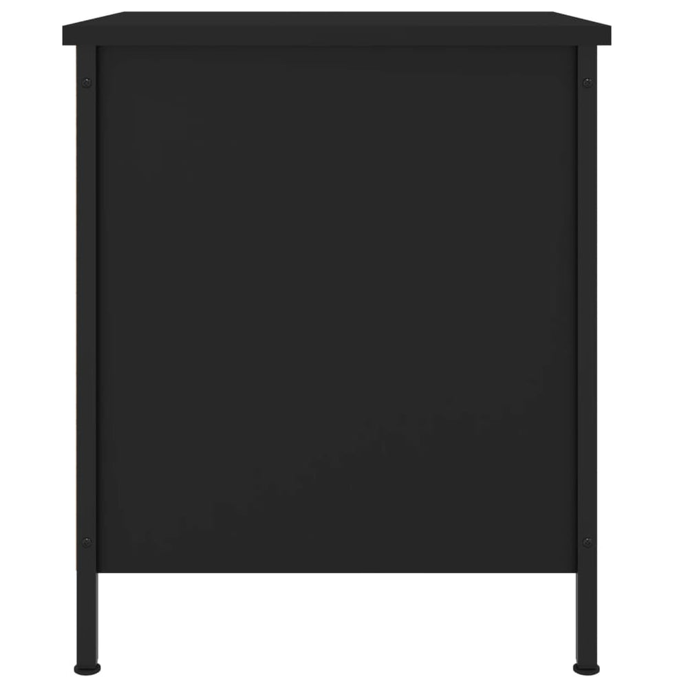 Nachtkastjes 2 st 40x42x50 cm bewerkt hout zwart MeubelReus