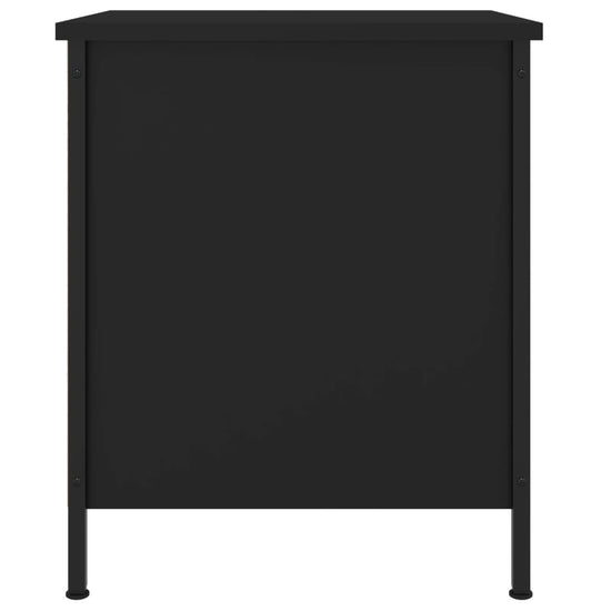 Nachtkastjes 2 st 40x42x50 cm bewerkt hout zwart MeubelReus