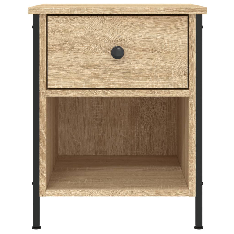 Nachtkastjes 2 st 40x42x50 cm bewerkt hout sonoma eikenkleurig MeubelReus