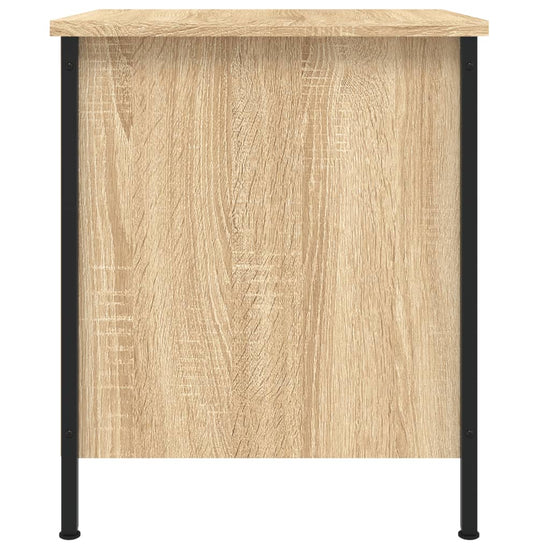 Nachtkastjes 2 st 40x42x50 cm bewerkt hout sonoma eikenkleurig MeubelReus