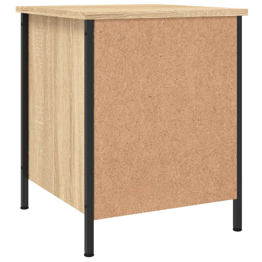 Nachtkastjes 2 st 40x42x50 cm bewerkt hout sonoma eikenkleurig MeubelReus