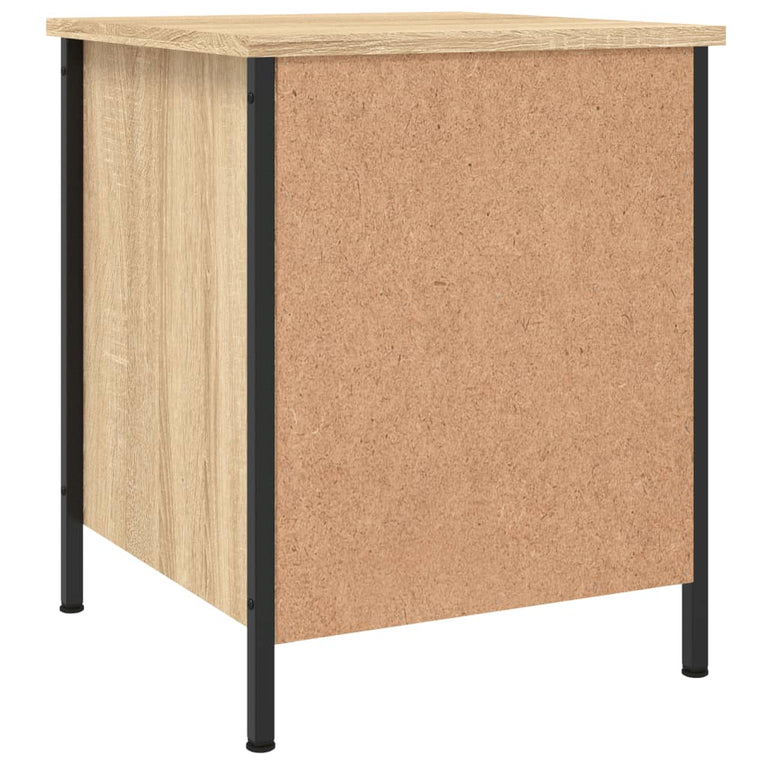 Nachtkastjes 2 st 40x42x50 cm bewerkt hout sonoma eikenkleurig MeubelReus