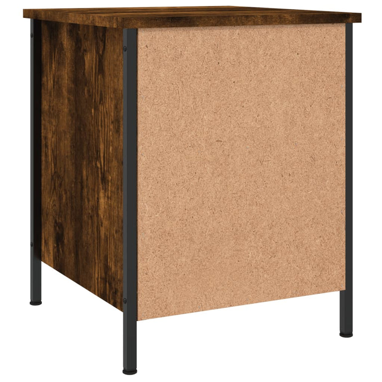 Nachtkastjes 2 st 40x42x50 cm bewerkt hout gerookt eikenkleurig MeubelReus