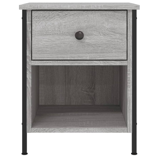 Nachtkastjes 2 st 40x42x50 cm bewerkt hout grijs sonoma eiken MeubelReus