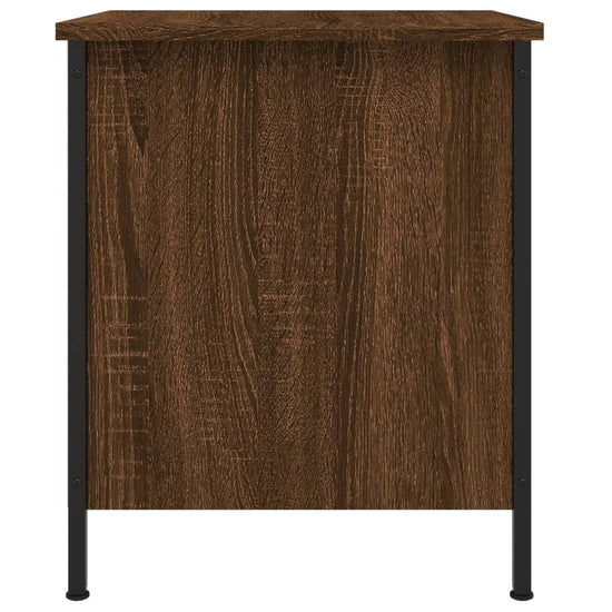 Nachtkastjes 2 st 40x42x50 cm bewerkt hout bruin eikenkleur MeubelReus