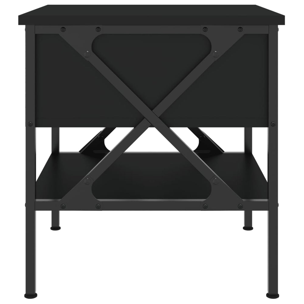 Nachtkastjes 2 st 40x42x45 cm bewerkt hout zwart MeubelReus