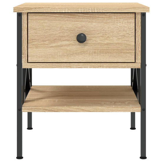 Nachtkastjes 2 st 40x42x45 cm bewerkt hout sonoma eikenkleurig MeubelReus