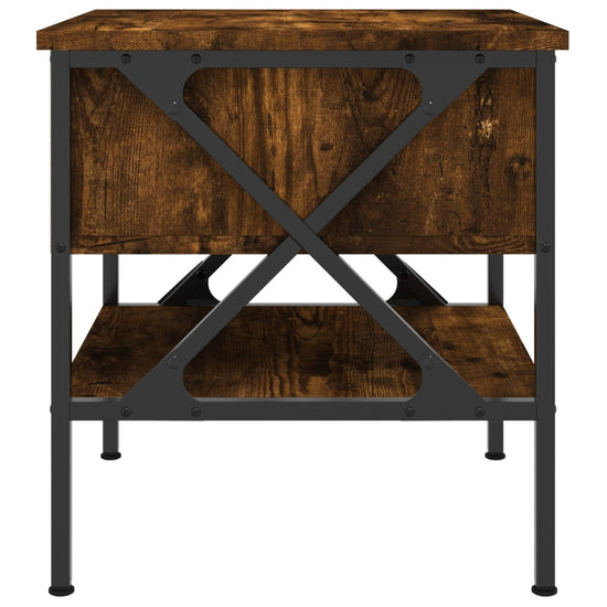 Nachtkastjes 2 st 40x42x45 cm bewerkt hout gerookt eikenkleurig MeubelReus