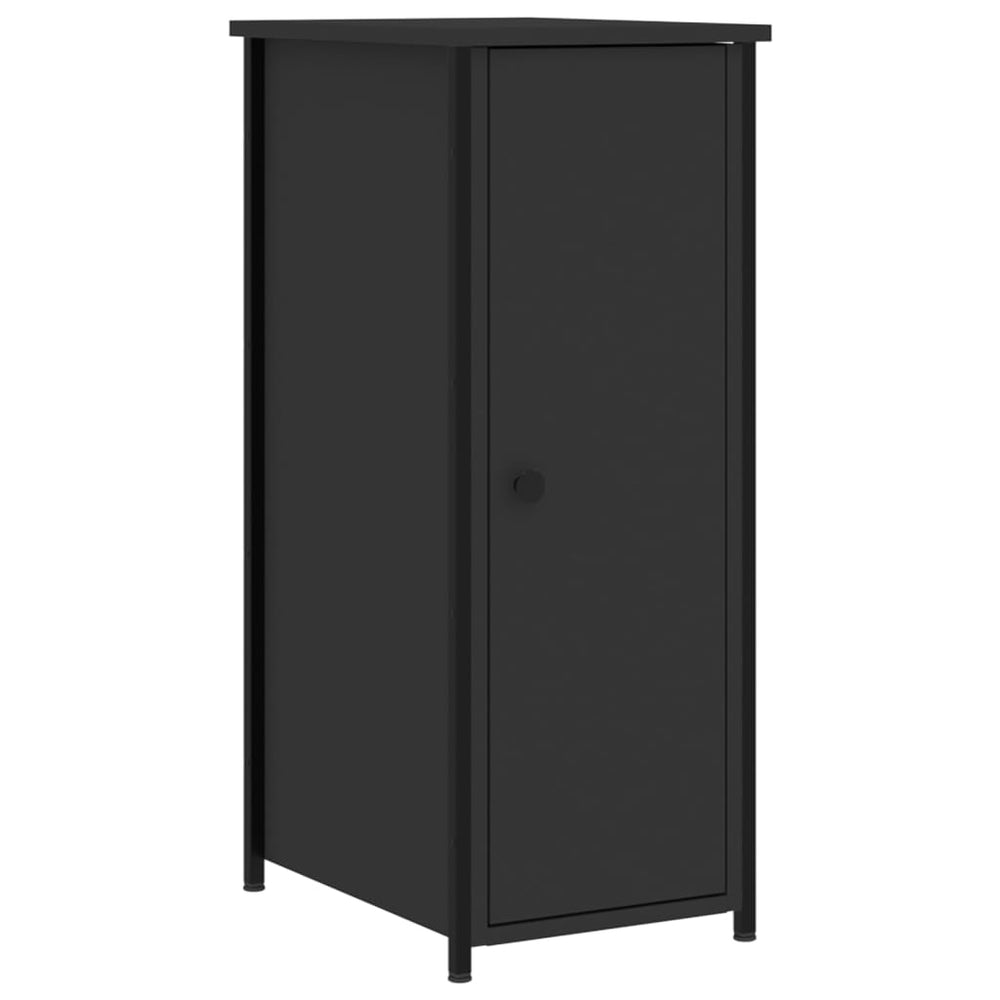 Nachtkastjes 2 st 32x42x80 cm bewerkt hout zwart MeubelReus