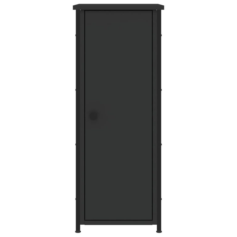 Nachtkastjes 2 st 32x42x80 cm bewerkt hout zwart MeubelReus