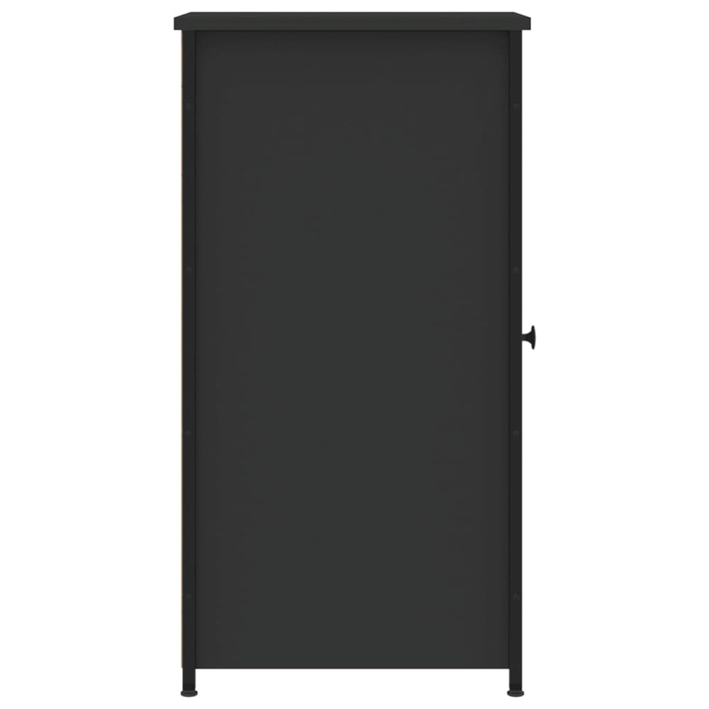 Nachtkastjes 2 st 32x42x80 cm bewerkt hout zwart MeubelReus