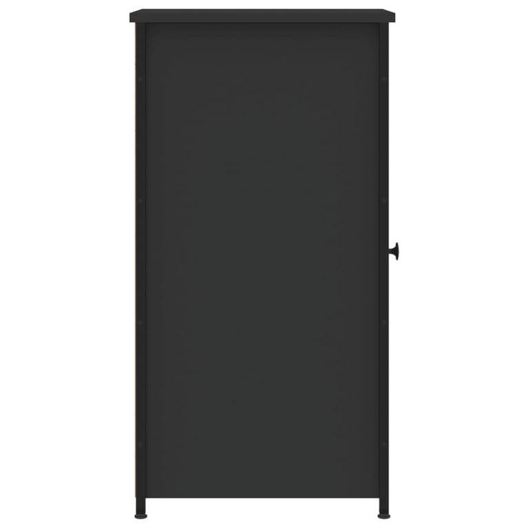 Nachtkastjes 2 st 32x42x80 cm bewerkt hout zwart MeubelReus