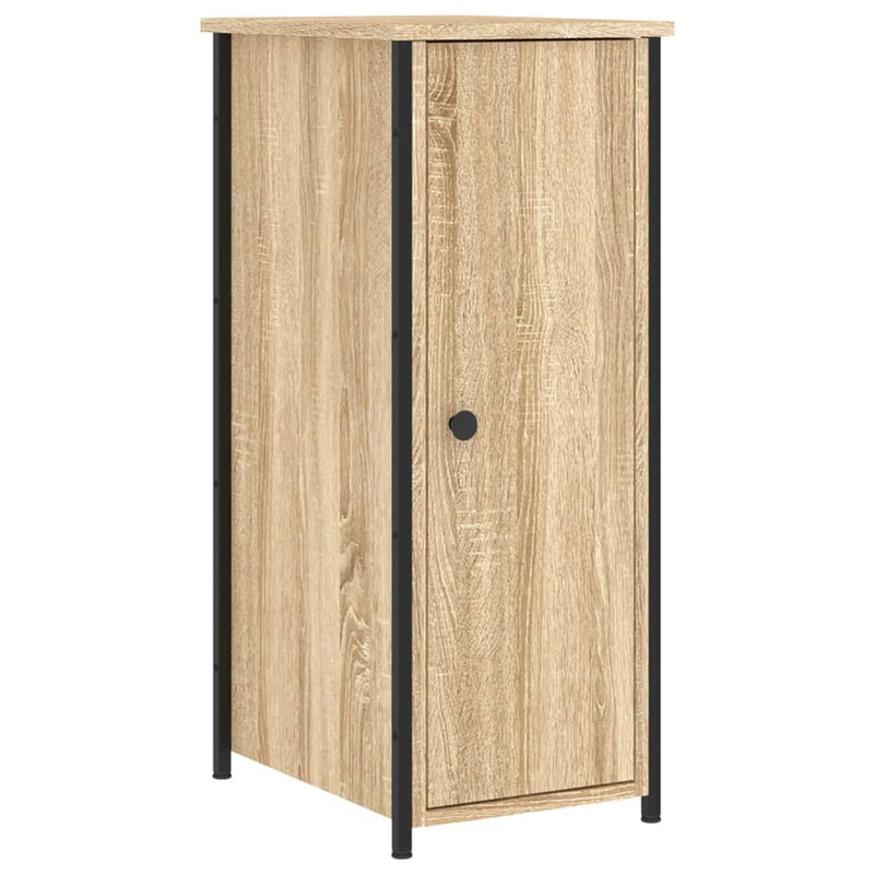 Nachtkastje 32x42x80 cm bewerkt hout sonoma eikenkleurig MeubelReus
