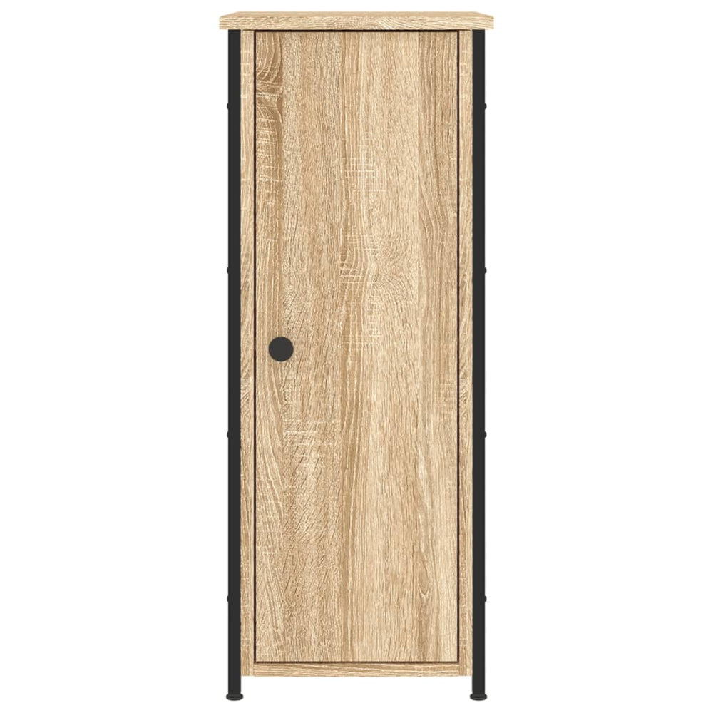 Nachtkastje 32x42x80 cm bewerkt hout sonoma eikenkleurig MeubelReus