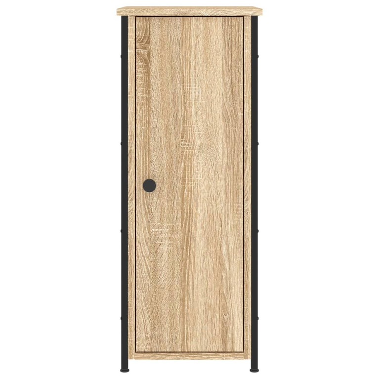 Nachtkastjes 2 st 32x42x80 cm bewerkt hout sonoma eikenkleurig MeubelReus