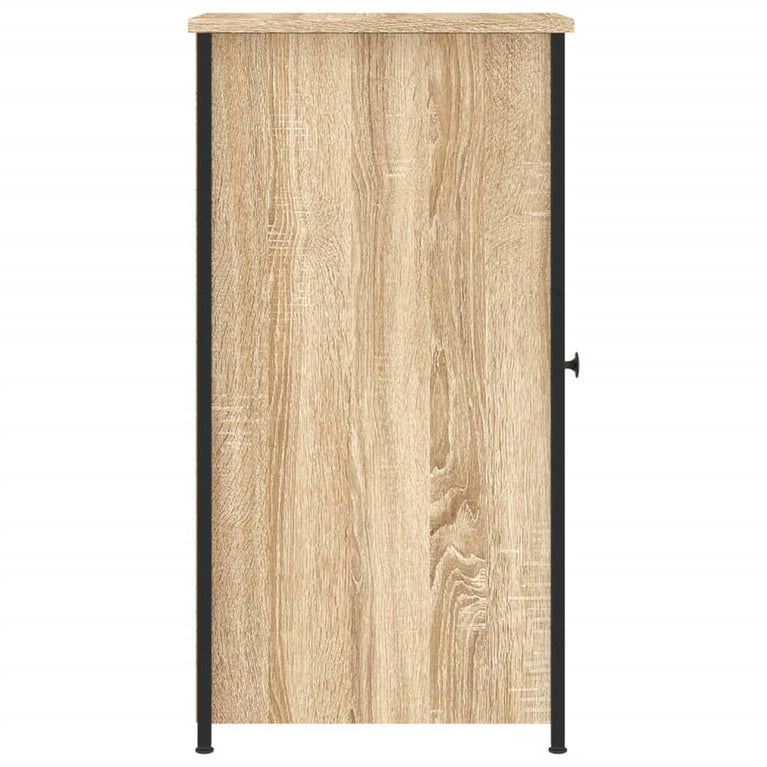 Nachtkastjes 2 st 32x42x80 cm bewerkt hout sonoma eikenkleurig MeubelReus
