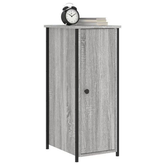 Nachtkastjes 2 st 32x42x80 cm bewerkt hout grijs sonoma eiken MeubelReus