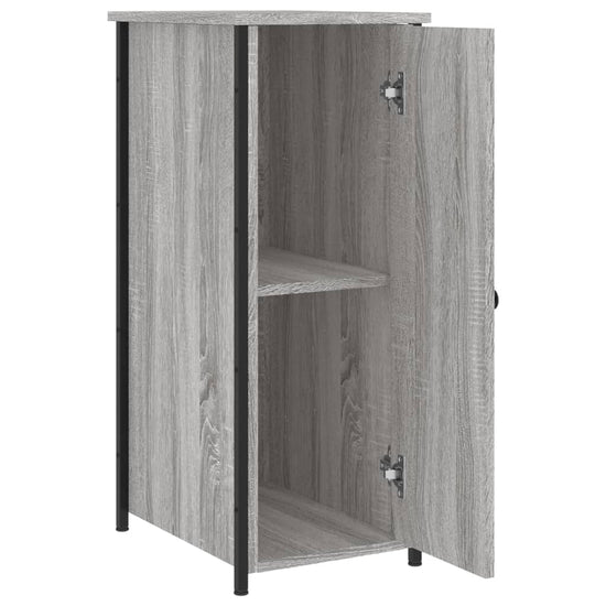 Nachtkastjes 2 st 32x42x80 cm bewerkt hout grijs sonoma eiken MeubelReus