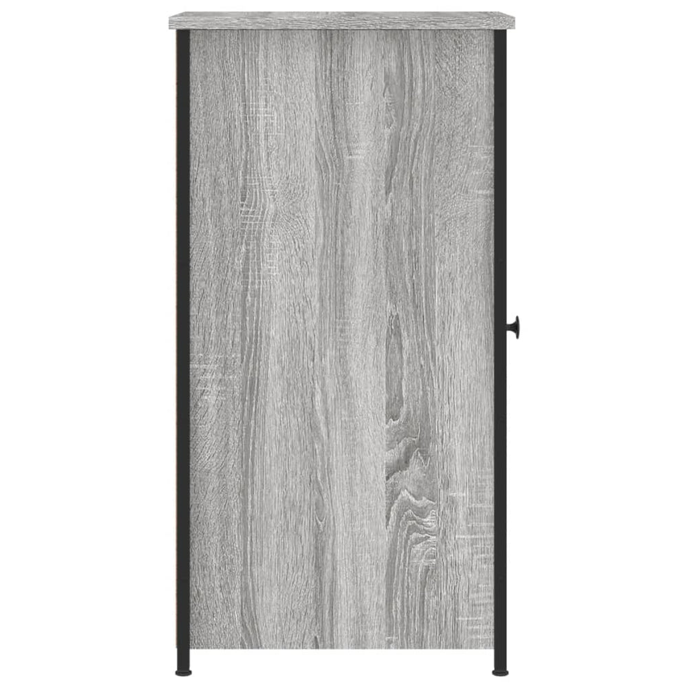 Nachtkastjes 2 st 32x42x80 cm bewerkt hout grijs sonoma eiken MeubelReus
