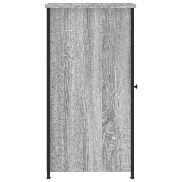 Nachtkastjes 2 st 32x42x80 cm bewerkt hout grijs sonoma eiken MeubelReus