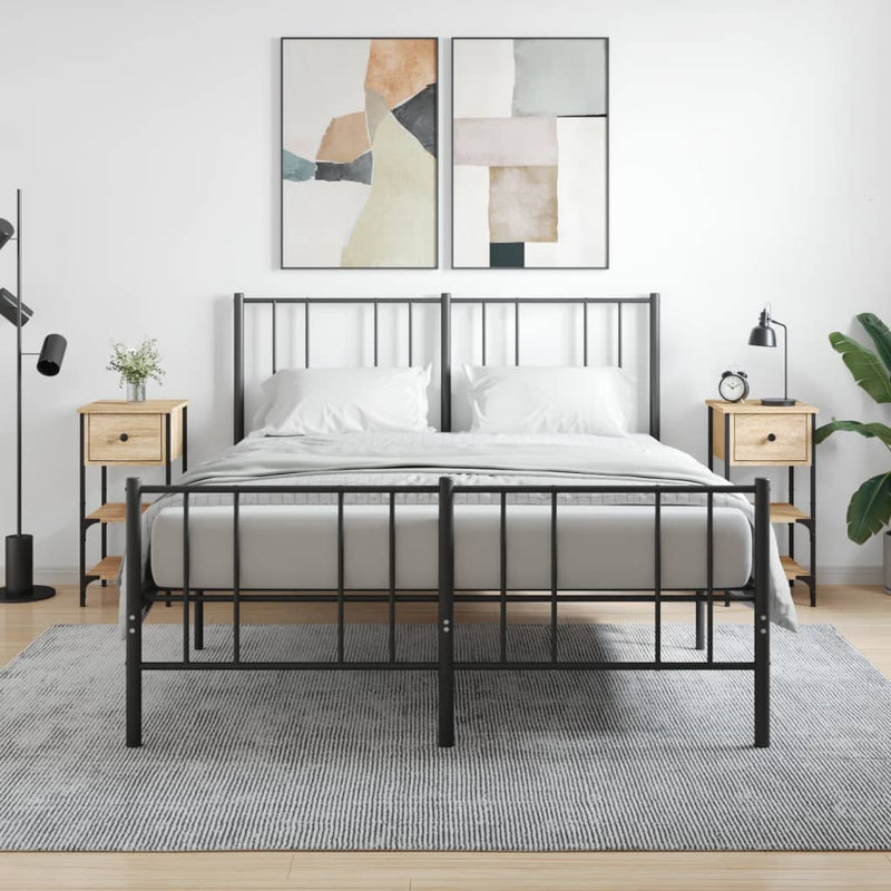 Nachtkastjes 2 st 34x36x70 cm bewerkt hout sonoma eikenkleurig MeubelReus