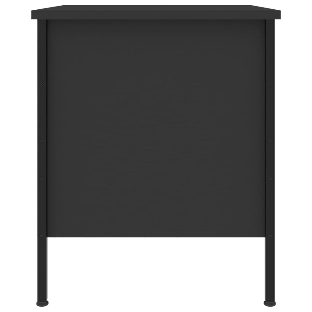 Nachtkastjes 2 st 40x42x50 cm bewerkt hout zwart MeubelReus