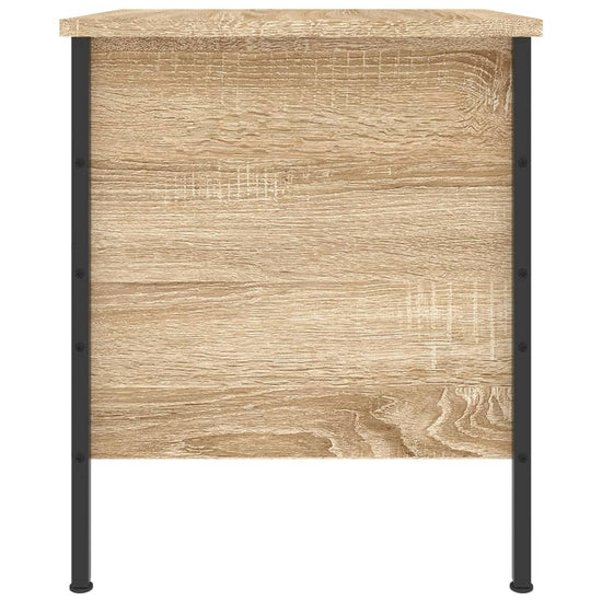 Nachtkastje 40x42x50 cm bewerkt hout sonoma eikenkleurig MeubelReus