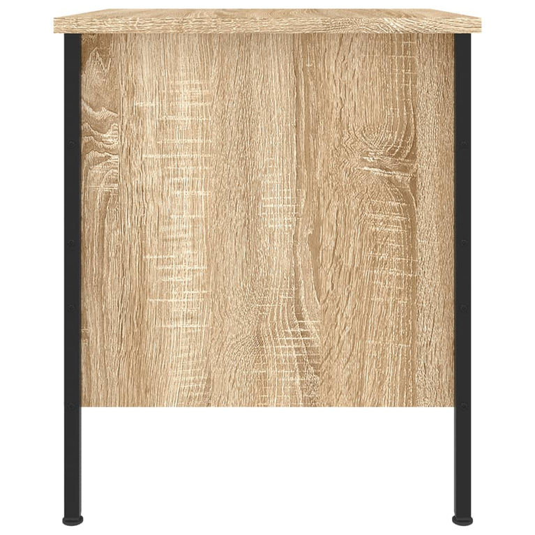 Nachtkastjes 2 st 40x42x50 cm bewerkt hout sonoma eikenkleurig MeubelReus