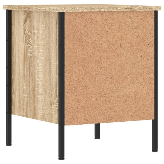 Nachtkastjes 2 st 40x42x50 cm bewerkt hout sonoma eikenkleurig MeubelReus