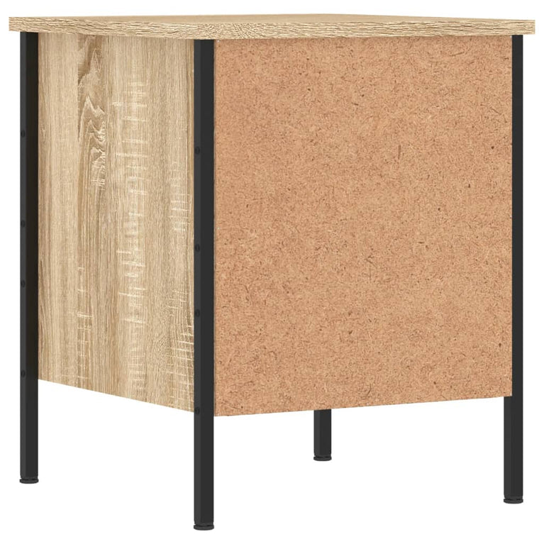 Nachtkastjes 2 st 40x42x50 cm bewerkt hout sonoma eikenkleurig MeubelReus