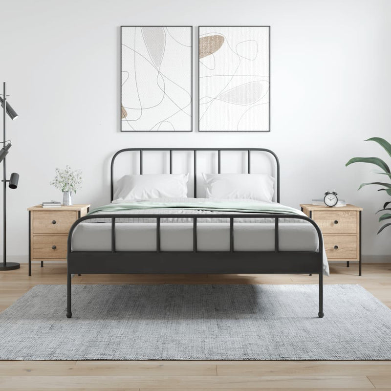Nachtkastjes 2 st 40x42x50 cm bewerkt hout sonoma eikenkleurig MeubelReus