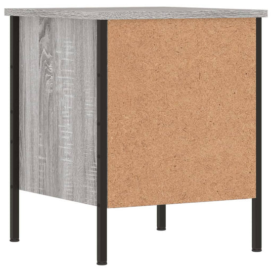 Nachtkastjes 2 st 40x42x50 cm bewerkt hout grijs sonoma eiken MeubelReus