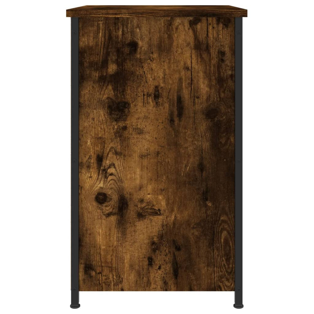Nachtkastjes 2 st 40x36x60 cm bewerkt hout gerookt eikenkleurig MeubelReus