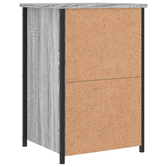 Nachtkastjes 2 st 40x36x60 cm bewerkt hout grijs sonoma eiken MeubelReus