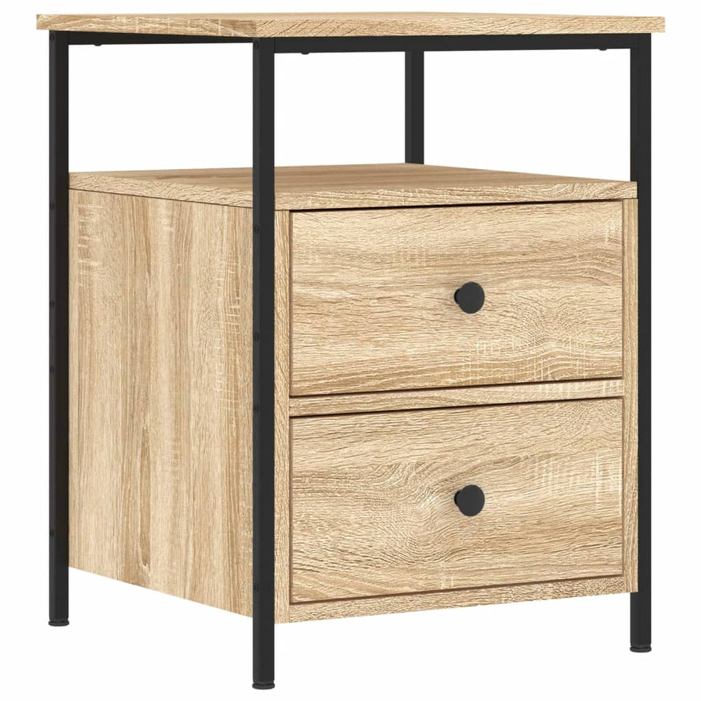 Nachtkastjes 2 st 44x45x60 cm sonoma eikenkleurig MeubelReus