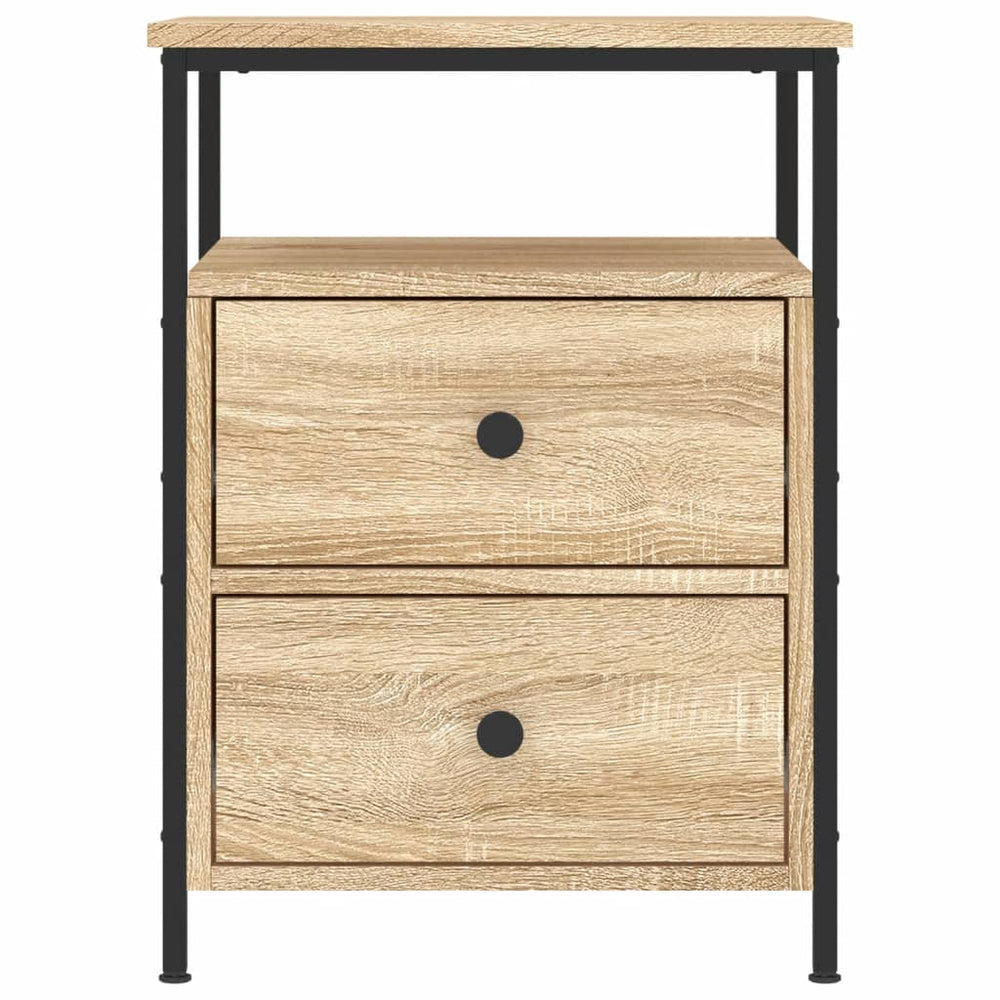 Nachtkastjes 2 st 44x45x60 cm sonoma eikenkleurig MeubelReus