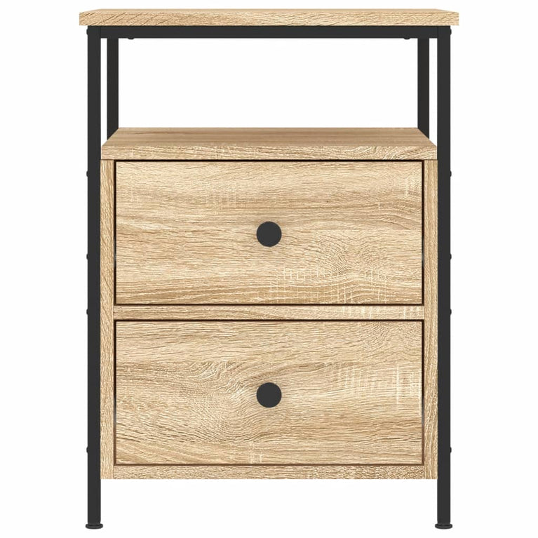 Nachtkastjes 2 st 44x45x60 cm sonoma eikenkleurig MeubelReus