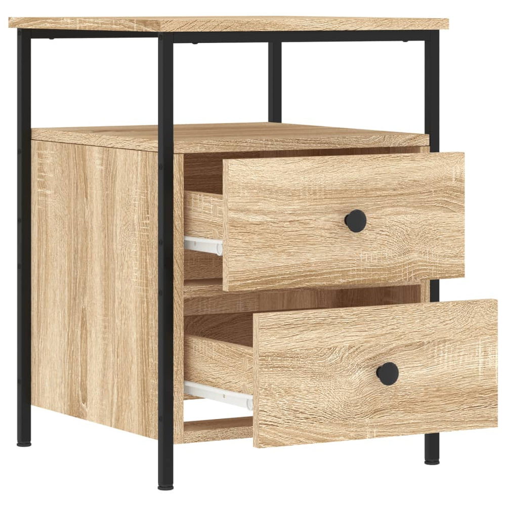Nachtkastjes 2 st 44x45x60 cm sonoma eikenkleurig MeubelReus