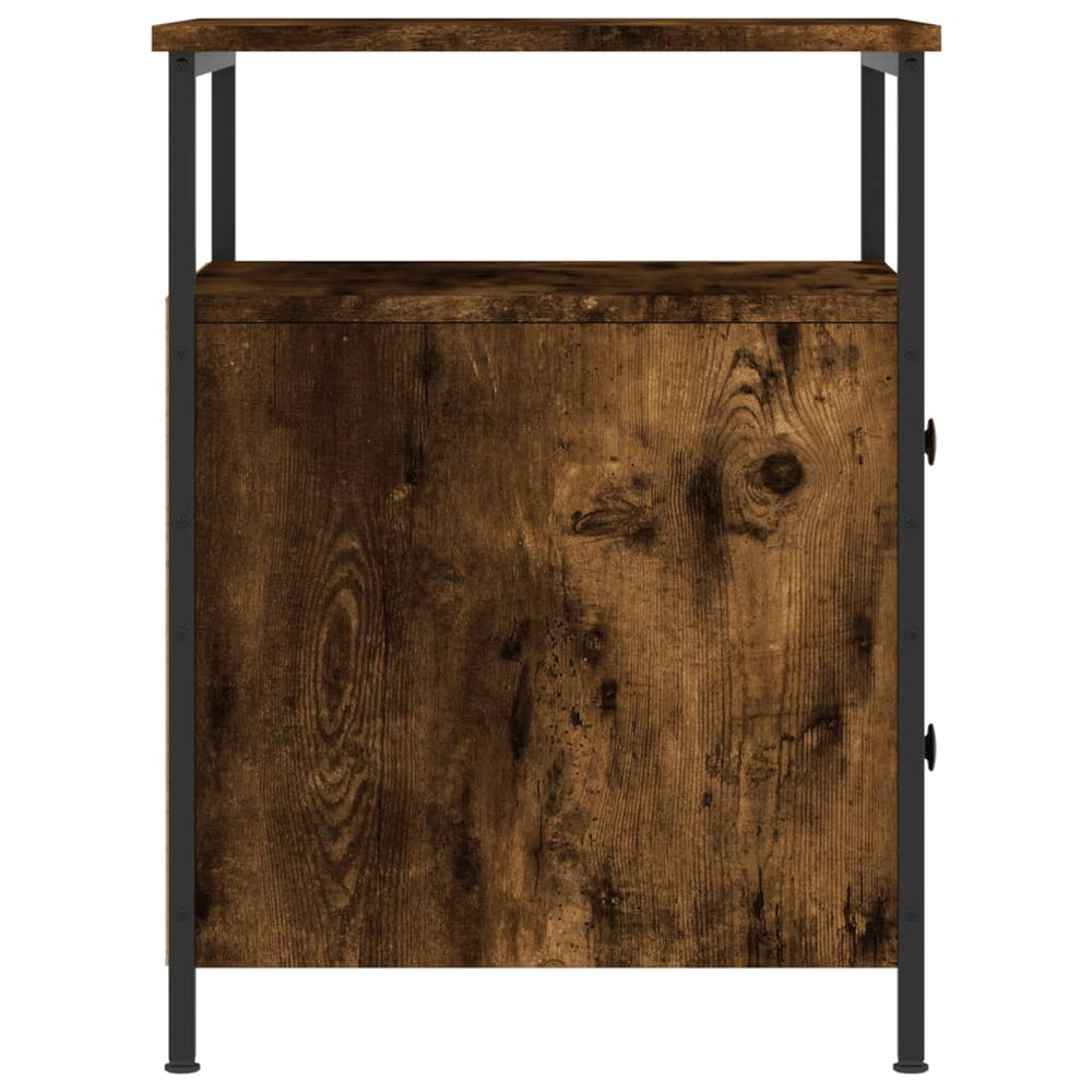 Nachtkastjes 2 st 44x45x60 cm bewerkt hout gerookt eikenkleurig MeubelReus