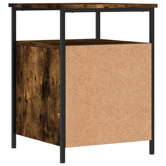 Nachtkastjes 2 st 44x45x60 cm bewerkt hout gerookt eikenkleurig MeubelReus