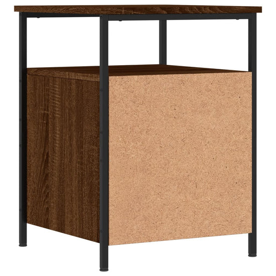Nachtkastjes 2 st 44x45x60 cm bewerkt hout bruin eikenkleur MeubelReus