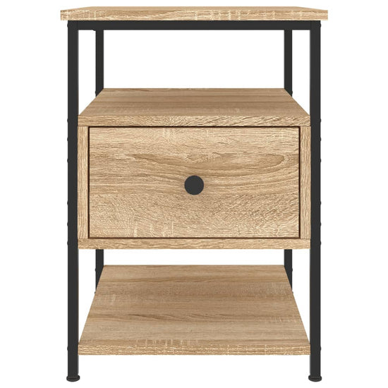 Nachtkastjes 2 st 40x42x56 cm bewerkt hout sonoma eikenkleurig MeubelReus