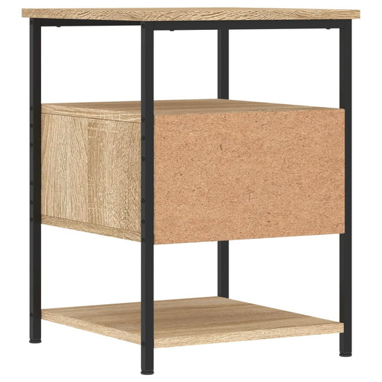 Nachtkastjes 2 st 40x42x56 cm bewerkt hout sonoma eikenkleurig MeubelReus