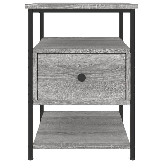 Nachtkastjes 2 st 40x42x56 cm bewerkt hout grijs sonoma eiken MeubelReus